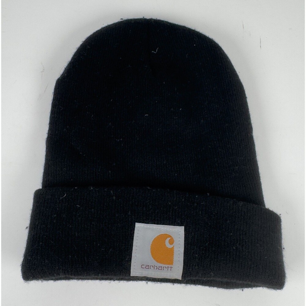 Carhartt Black Acrylic Men's Beanie Hat